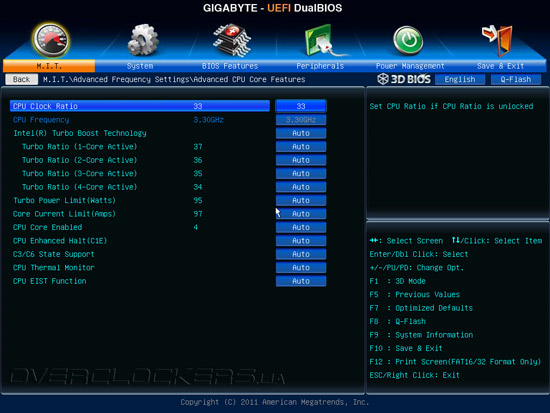 UEFI Setup Gigabyte G1.Sniper 3