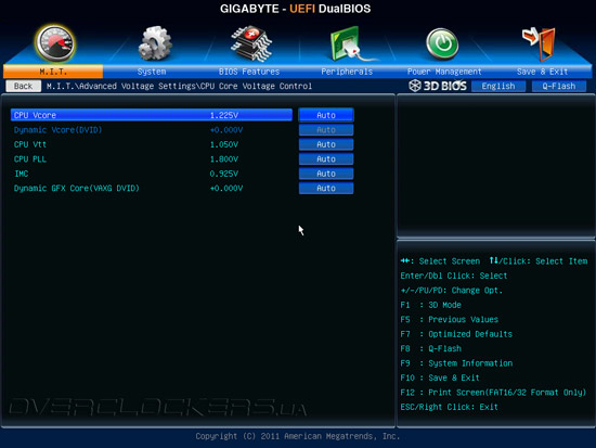 UEFI Setup Gigabyte G1.Sniper 3