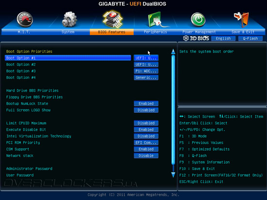 UEFI Setup Gigabyte G1.Sniper 3