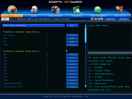 UEFI Setup Gigabyte GA-Z77X-UD3H