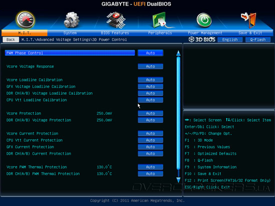 UEFI Setup Gigabyte GA-Z77X-UD3H