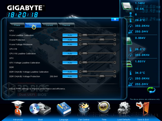 3D BIOS Gigabyte GA-Z77X-UP4 TH