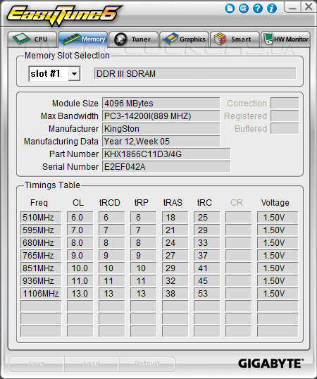 Gigabyte EasyTune 6