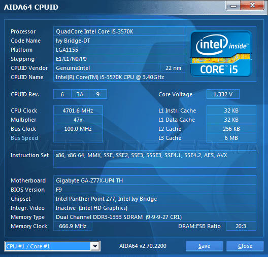 Разгон Gigabyte GA-Z77X-UP4 TH