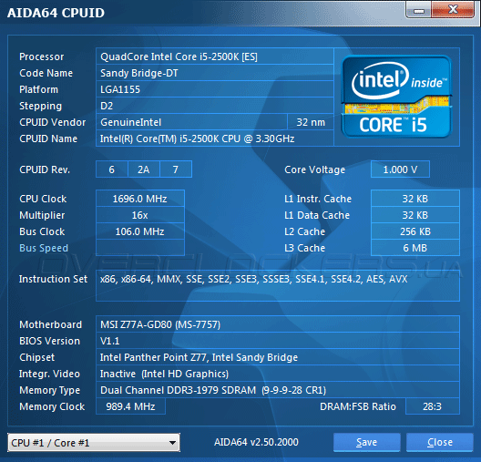 Разгон MSI Z77A-GD80