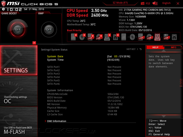 MSI Z170A Gaming Pro Carbon