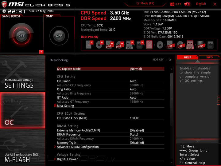 MSI Z170A Gaming Pro Carbon