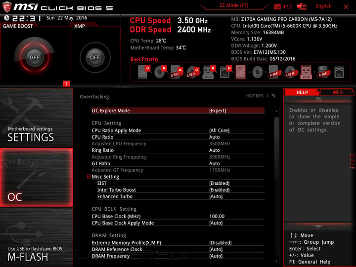 MSI Z170A Gaming Pro Carbon