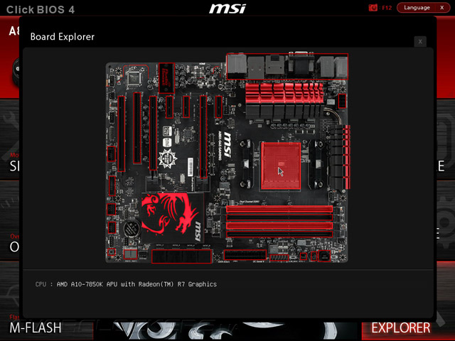 UEFI Setup MSI A88X-G45 Gaming