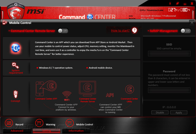 MSI Command Center