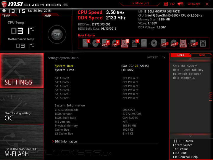 MSI B150M Mortar