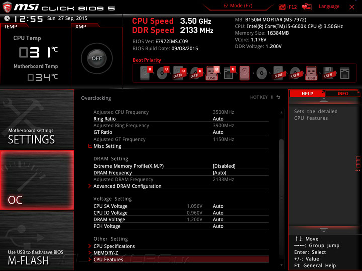 MSI B150M Mortar