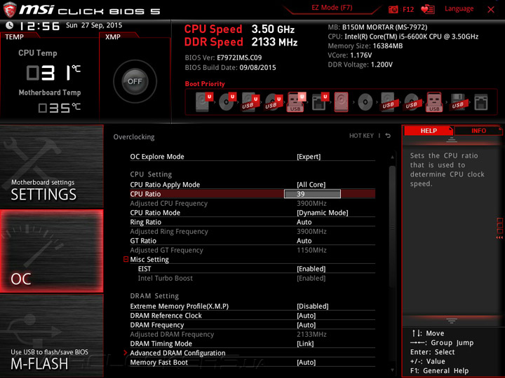 MSI B150M Mortar