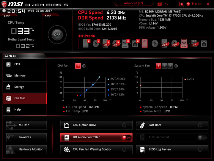 MSI B250M Mortar