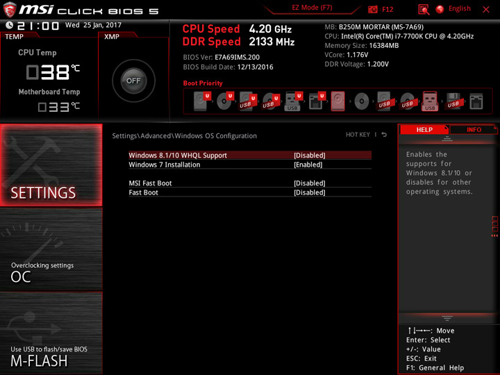 MSI B250M Mortar