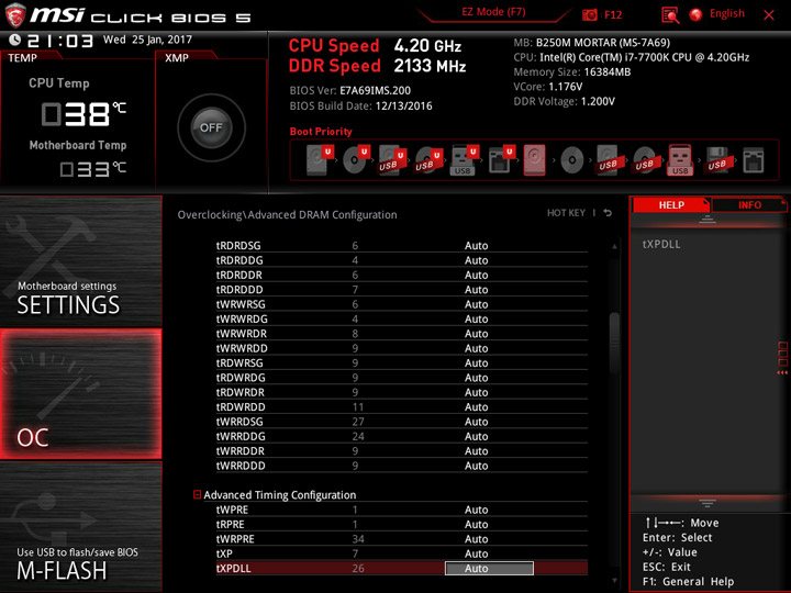 MSI B250M Mortar