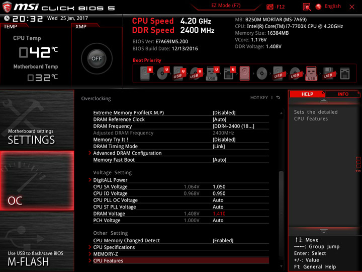 MSI B250M Mortar