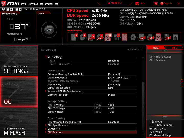 MSI B360M Mortar Titanium