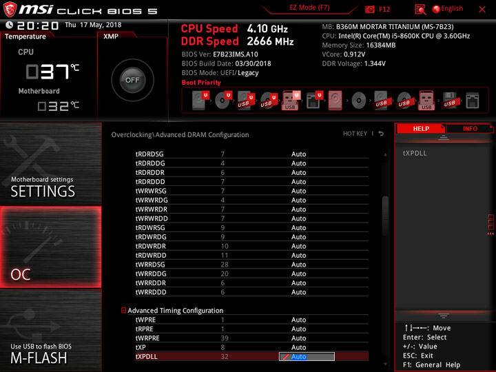 MSI B360M Mortar Titanium