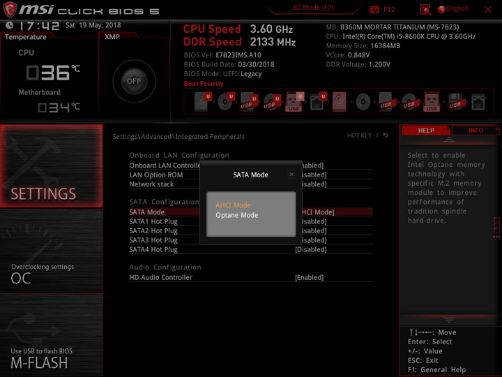 MSI B360M Mortar Titanium