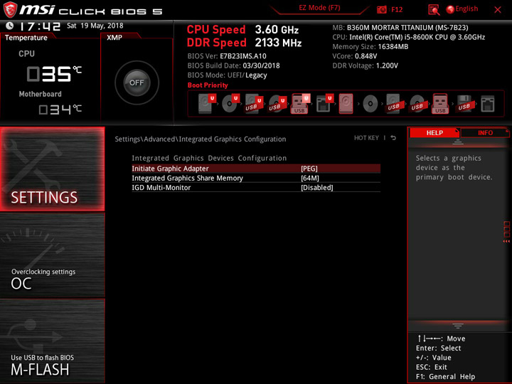 MSI B360M Mortar Titanium