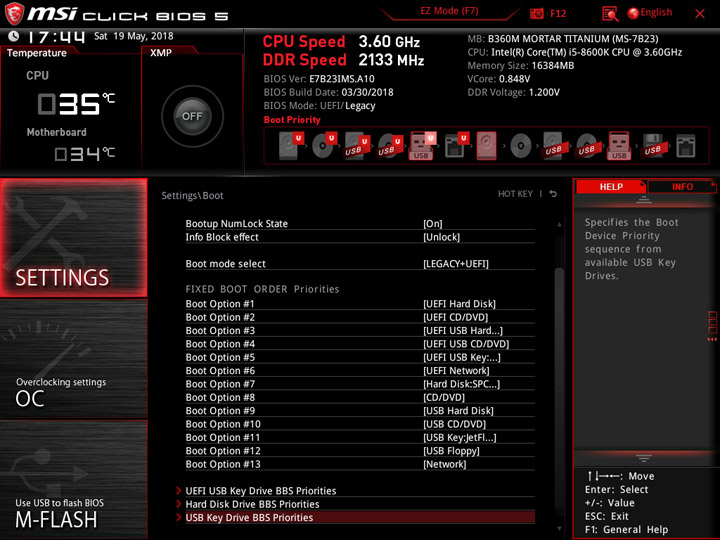 MSI B360M Mortar Titanium