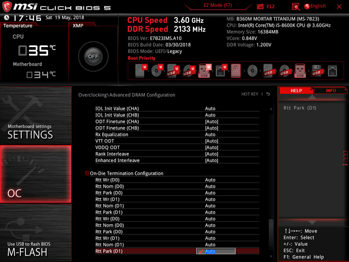 MSI B360M Mortar Titanium