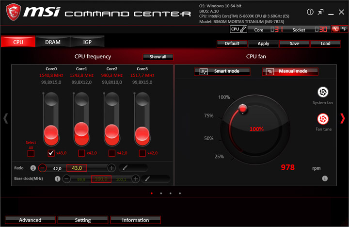 MSI B360M Mortar Titanium