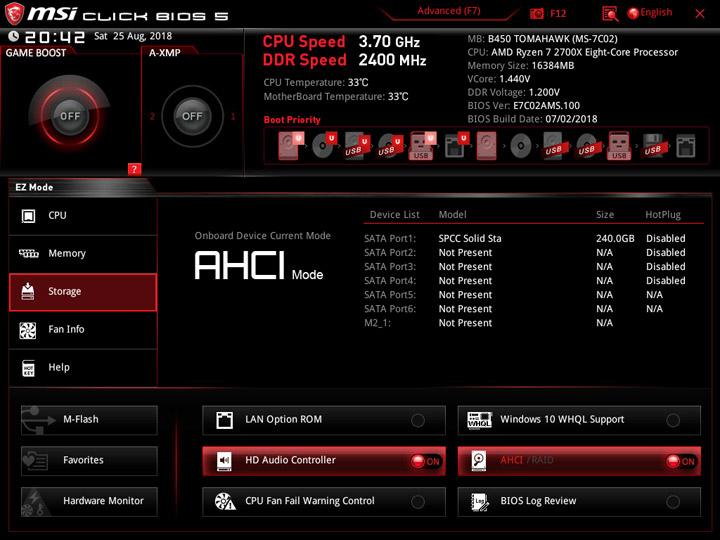 MSI B450 Tomahawk