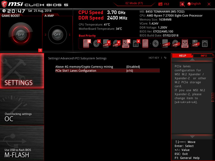 MSI B450 Tomahawk