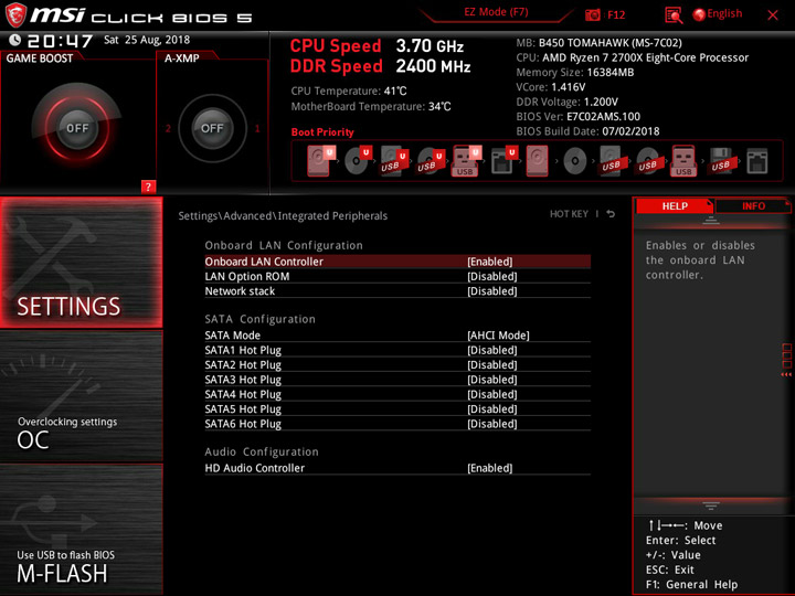 MSI B450 Tomahawk