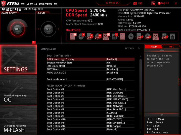 MSI B450 Tomahawk