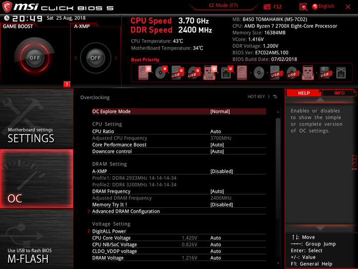 MSI B450 Tomahawk