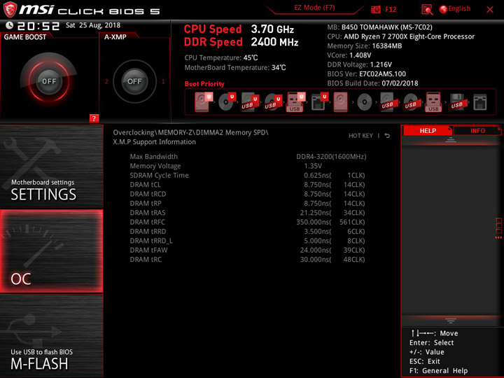 MSI B450 Tomahawk