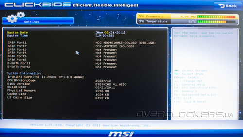 UEFI MSI Big Bang-Marshal