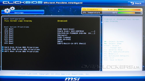 UEFI MSI Big Bang-Marshal