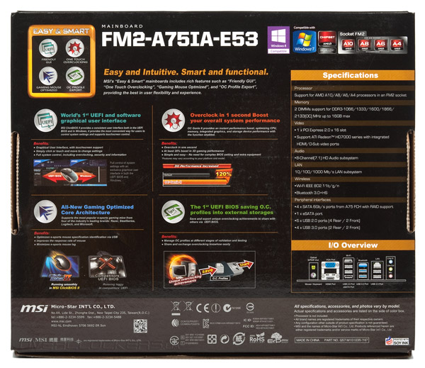 MSI FM2-A75IA-E53