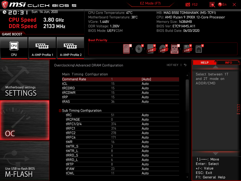 MSI MAG B550 Tomahawk