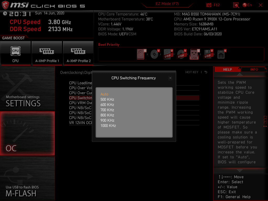 MSI MAG B550 Tomahawk