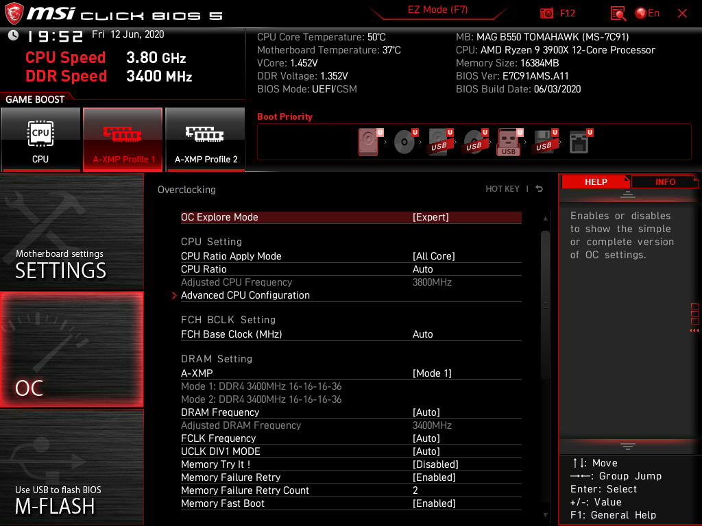 MSI MAG B550 Tomahawk