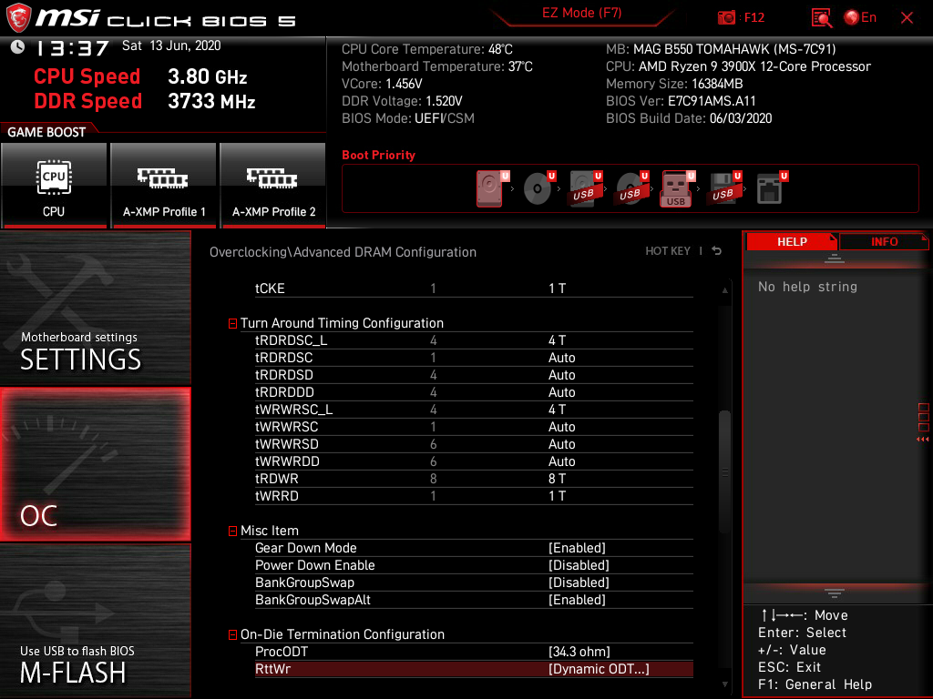 MSI MAG B550 Tomahawk