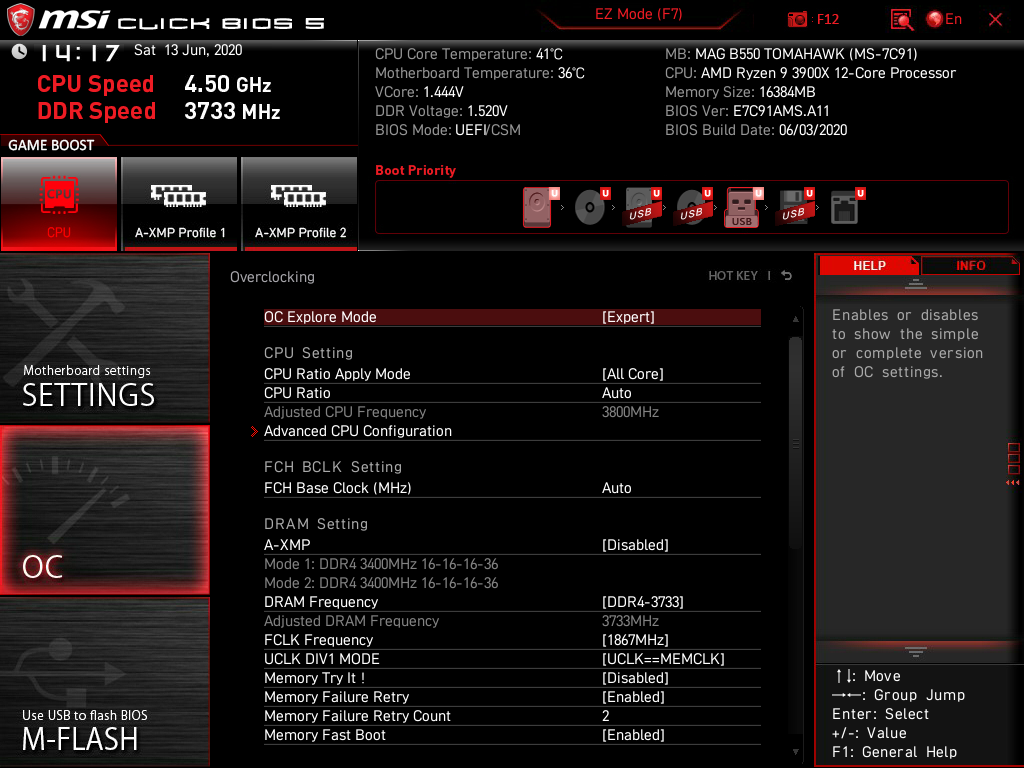 MSI MAG B550 Tomahawk