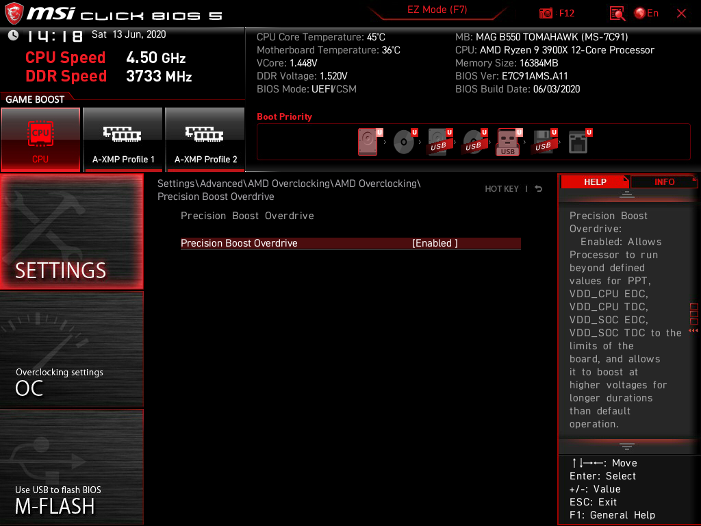 MSI MAG B550 Tomahawk