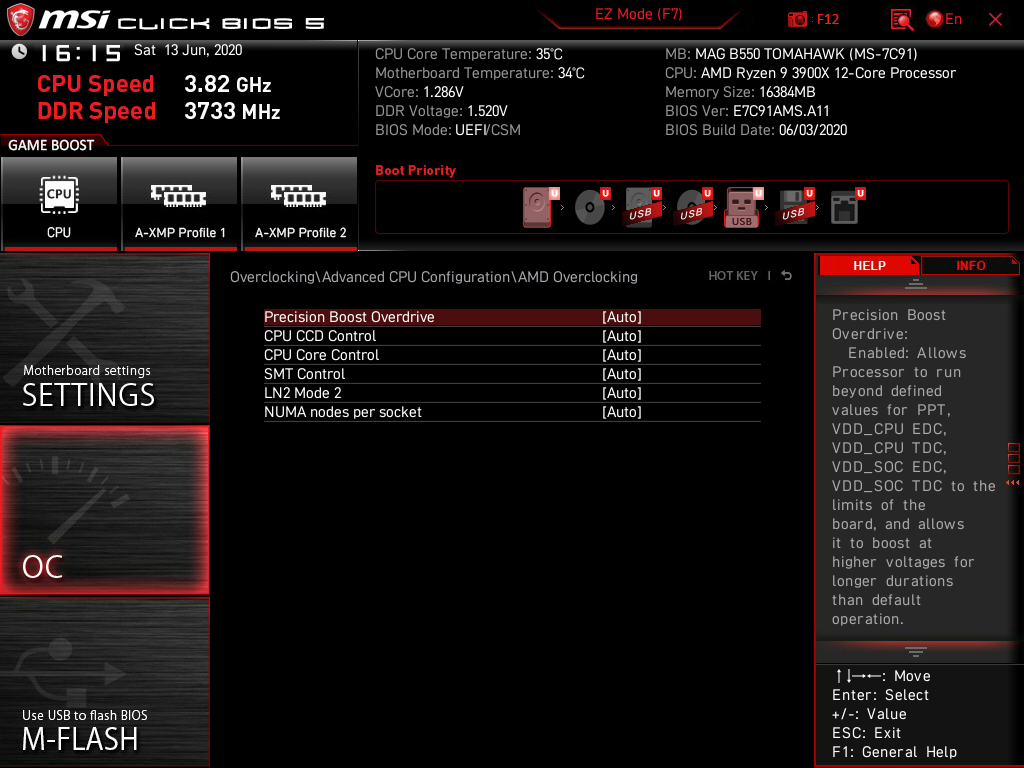 MSI MAG B550 Tomahawk