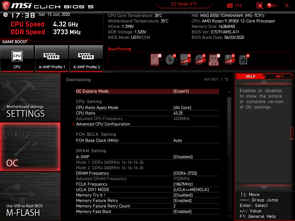 MSI MAG B550 Tomahawk