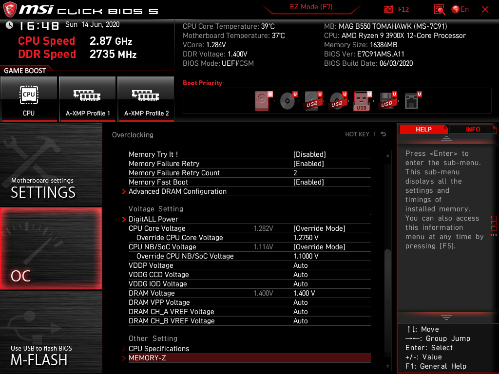 MSI MAG B550 Tomahawk