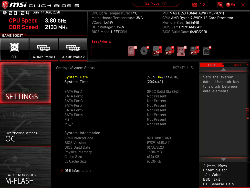 MSI MAG B550 Tomahawk