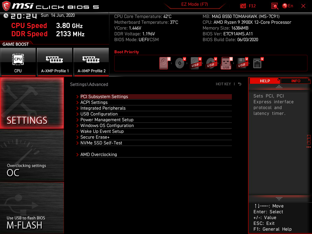 MSI MAG B550 Tomahawk