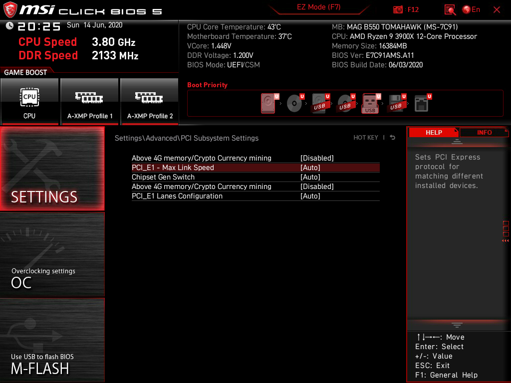 MSI MAG B550 Tomahawk