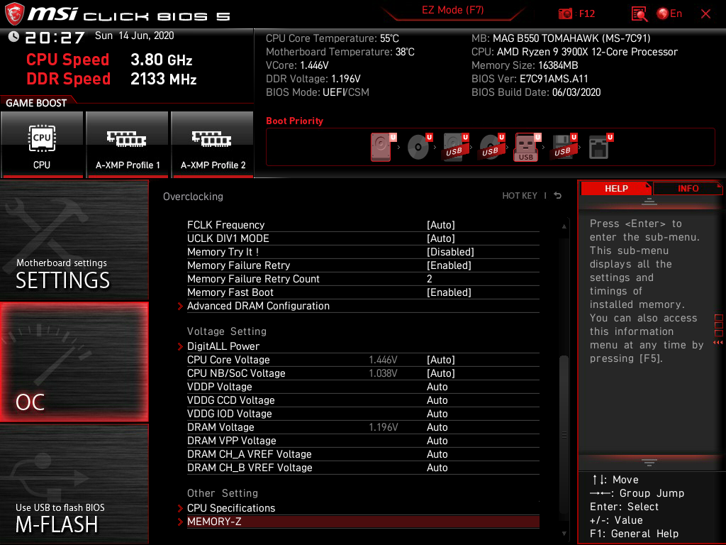 MSI MAG B550 Tomahawk